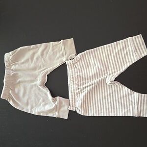 Cloud Island Gray and Striped Joggers for Kids